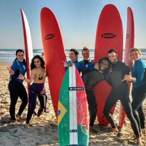 Take a surf lesson in Lisbon on the beaches of Caparica