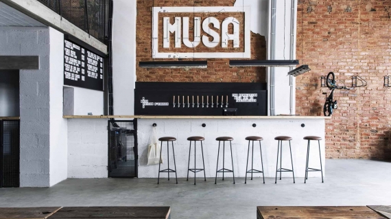 Portuguese brewery Musa located in Marvila in Lisbon