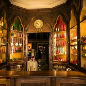 Historical family candle shop Velas Loreto founded in 1789 by the Loreto family, located in the Bairro Alto