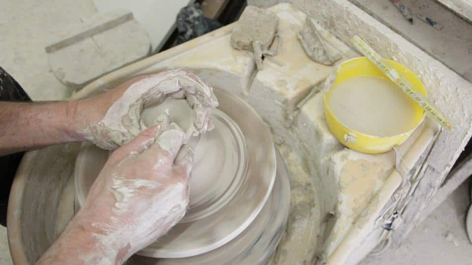 Taller artesanal de cerámica manual en Lisboa