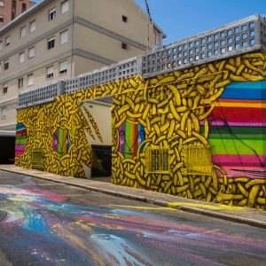 Arm e Mar Collective, street art in the Marvila district of Lisbon