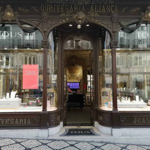 Historic jewellery store All located in the shopping street of Lisbon's middle-class Chiado district