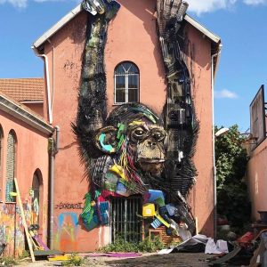 Bordalo II, street-art artist in Lisbon