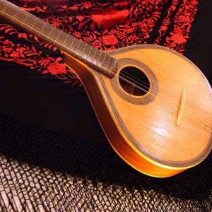 Portuguese Fado guitar famous for its sharp sound and always accompanies a real Fado song