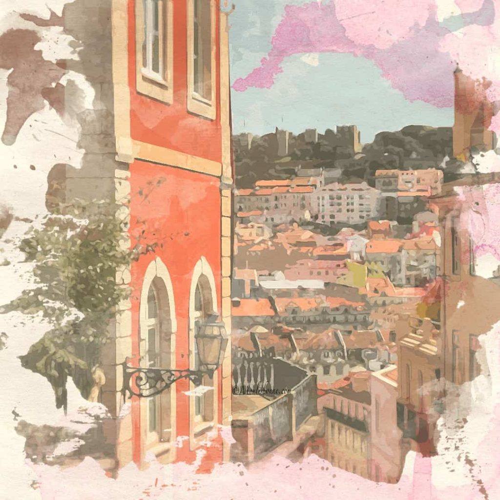 Calçada do Duque, stairs that offer a beautiful view of Lisbon through a private walking tour in English
