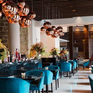 Restaurant of a 4 star hotel for company seminar or team building in Lisbon