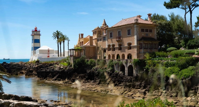 Cascais, a typical fishermen's village, the St Tropez of Lisbon, very chic and pleasant to live in