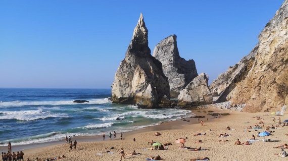 Ursa Beach, Lisbon Sintra's secret beach surrounded by cliffs