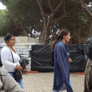 Gang of pickpockets in action in Lisbon's less touristy Graça district. Stay alert