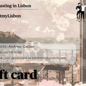 Gift card from Lisbon with the wine tour and tasting in lisbon
