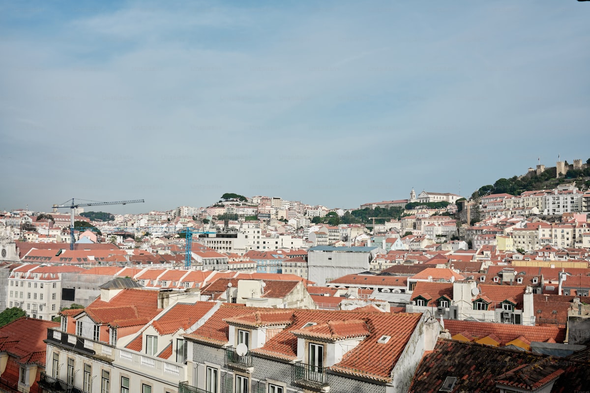 Impresionante vista panorámica desde un mirador de Lisboa