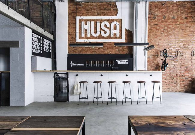 Portuguese brewery Musa located in Marvila in Lisbon