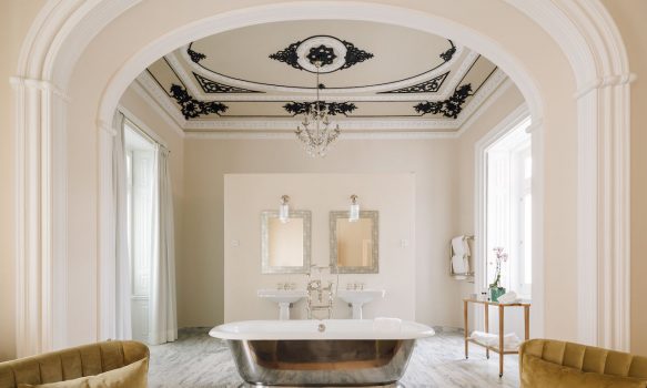 Palacio Principe Real is a luxury hotel in Lisbon located in the trendy Principe Real district