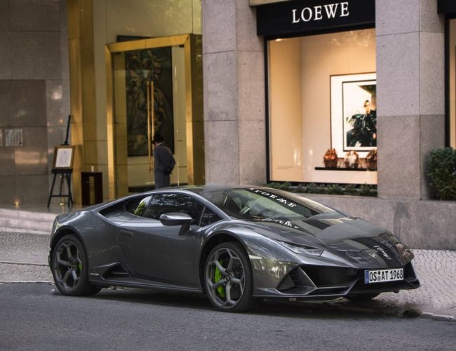 Luxury shopping in Lisbon on the Avenue of Liberdade